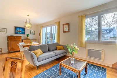 Image de Belle maison de vacances privée pour 5 personnes avec Wifi, Tv, balcon, animaux admis et parking