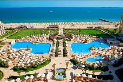 Sunny beach Family apartment in majestic hotel - beach front