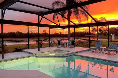 Image de Peaceful Lakeside Pool Villa w/ Star Wars Games Room Near Disney