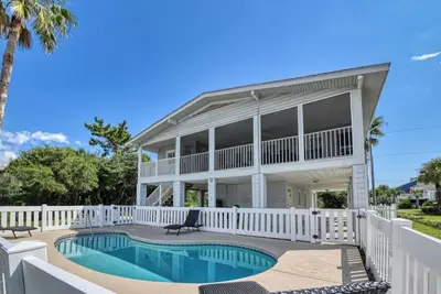 Image de Rucker Cottage - crabe et la p�����������che au large quai flottant, piscine privée et une connexion Wi-Fi