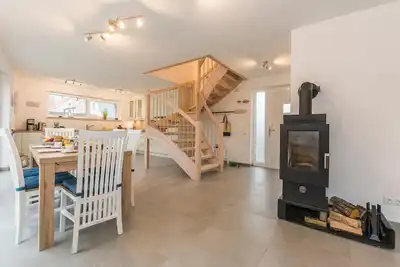 Image de Chic, detached Baltic Sea house with fireplace only 400m from the beach.