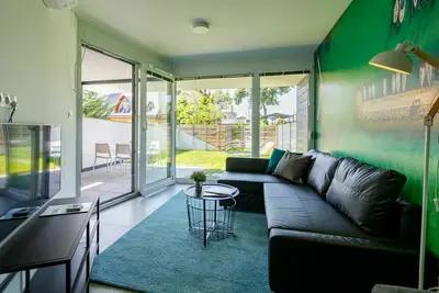 Image de Bel appartement avec climatisation, Wifi, piscine, Tv, terrasse, animaux admis et parking