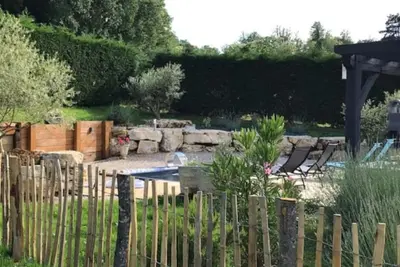 Image de Maison en pierre avec piscine près de Sarlat