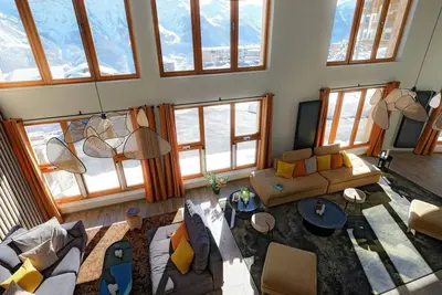 Image de Wifi, remise en forme, piscine, terrasse, balcon, télévision, 35m², Orcières Merlette 1850