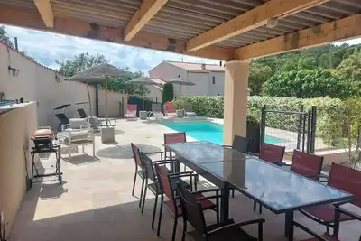 Image de Villa \"Cally\" piscine, animaux acceptés, idéal famille, entièrement climatisée