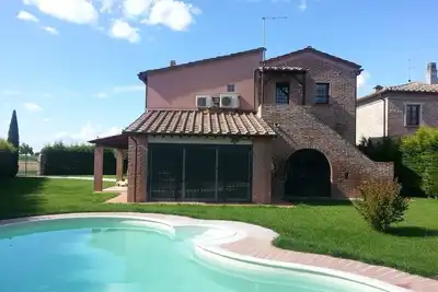 Elegantly renovated farmhouse with pool