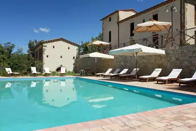 Maison de vacances privée avec Wifi, climatisation, piscine privée, Tv, patio, vue panoramique