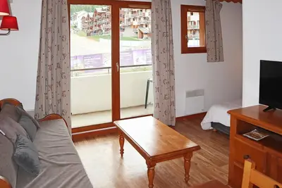 Image de Appartement 2 pièces près des pistes avec piscine et sauna
