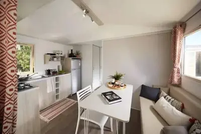 Image de Mobilheim Evolution 4 Zimmer 6/8 Personen, Klimaanlage + Tv