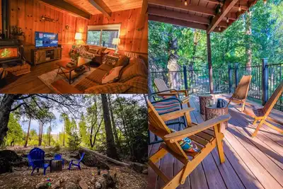 Image de ♥ Tahoe Retreat Cabin, Tesla Ev, Forest Escape