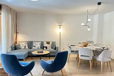 Image de Superbe duplex central avec accès Spa, terrasse et parking