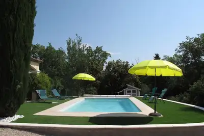 Image de Magnifique maison de vacances privée avec piscine privée, Wifi, Tv, terrasse et parking
