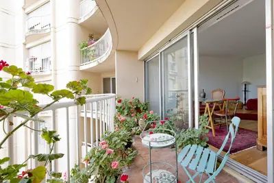 Image de Lumineux 2 chambres avec terrasse, calme, clim, ascenseur