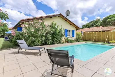 Image de Biscarrosse Bourg  Villa 8 personnes avec piscine