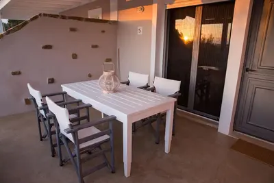 Very quietly, with beautifull sea views