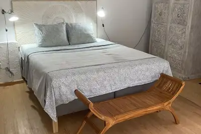 Image de Bright, friendly apartment on an eco finca