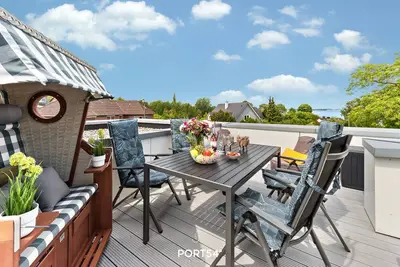 Image de Beach house - roof terrace, beach chair, barbecue, shower, washing machine, parking lot