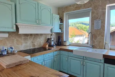 Vacation home (140sqm) on the edge of the forest with terrace