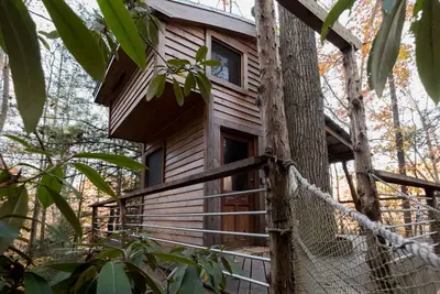 Sylvan Float Treehouse | 1 Bed, 0. 5 Bath