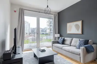 Image de Sunny Donaustadt 2br w/ Storage, Private Garden, near U1, by Blueground