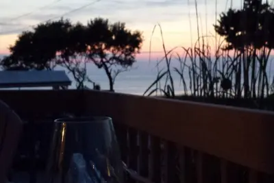 Image de Vues de la baie du Delaware. Une maison loin de la plage libre de Bayside