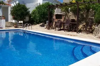 \"Casa Jazmin\" avec piscine privée, vues mer, climatisation, et Wifi. Animaux bienvenus.