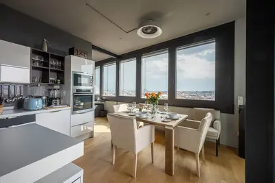 Image de Panorama suite with a view over the imperial city of Vienna