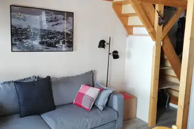 Image de Appartement type duplex situé au dernier étage, ski aux pieds et plein centre