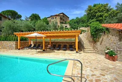 Image de Villa Collina - Maison de vacances avec piscine privée dans le petit village de Montegiove, Ombrie