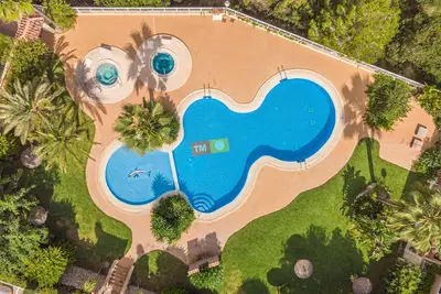 Image de Appartement de vacances \"Casa Hygge\" avec piscine partagée, climatisation et Wi-Fi