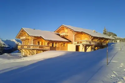 Image de Chalet contemporain, vue panoramique