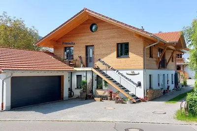 Image de Excl. vacation apartment - five Dtv stars - direct sauna access - sleeping hut for children