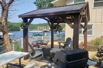 Image de Lakefront House with Gazebo, Fire Pit, Dock, and Great Location