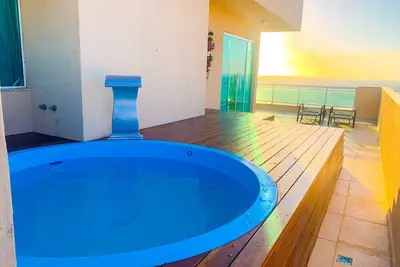 Image de Luxury penthouse with pool in Praia Grande for up to 10 people