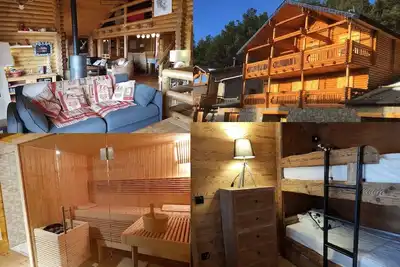 Image de Chalet Charme 16Pax 7 ch - Sauna + Bain Nordique - 5 salles de bain 6 Wc