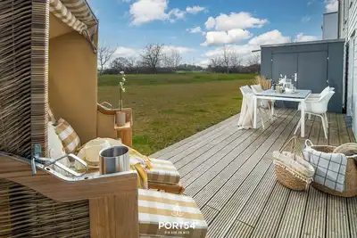 Image de Obiza - Baltic Sea, at the harbor, infrared sauna, fireplace, terrace, parking space