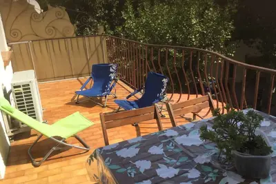 Image de Appartement 3 pièces avec grande terrasse, à 100m des plages et commerces, cœur de Banyuls