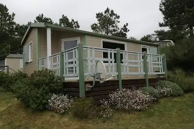 Image de Chalet avec terrasse - 4 personnes - Baubigny 50270 (Camping Bel Sito)
