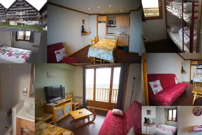Image de Appart \"les luges\" 4\/6 personnes vue vallée grand balcon piscine