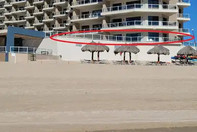 Diamante 108, Beach front 270 degree view The best Ground Floor at Las Palomas! !