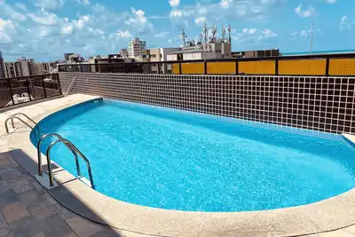 Image de Bedroom and living room with pool near the beach