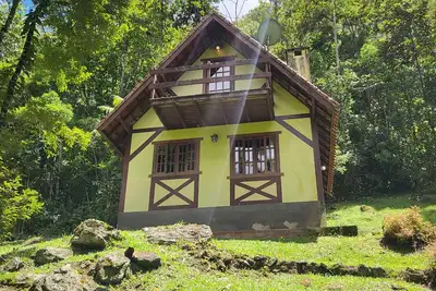Image de Chalet with private waterfalls