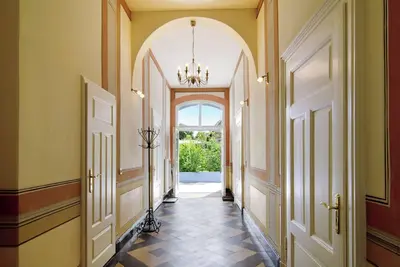 Image de Appartement de vacances \"Villa Fokken Kapitänsquartier\" avec jardin partagé et Wi-Fi