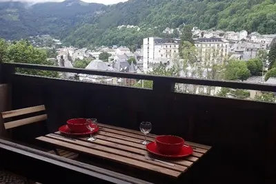 Image de App. 5 pers, 200m du centre, très jolie vue, pour ski, cures ou vacances vertes
