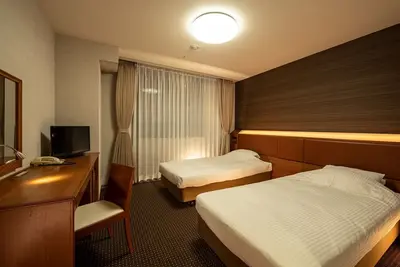 Image de Twin room Smoking | Stay without meals 3 minut / Osaka Ōsaka
