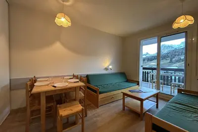 Image de Appartement lumineux 2 pièces, parking gratuit, proche des pistes et commerces - 5 pers, SuperDévoluy