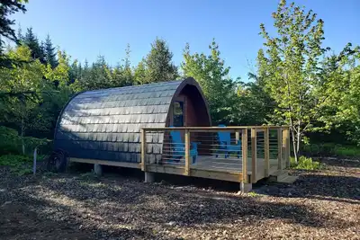 Image de Puffin Pod Hike-In Sleeping Pod at Sally's Brook Off-Grid Luxury Cabins