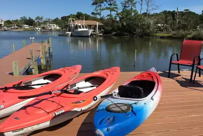 Image de Kayaks, Fishing, Waterfront cabin w\/ private dock