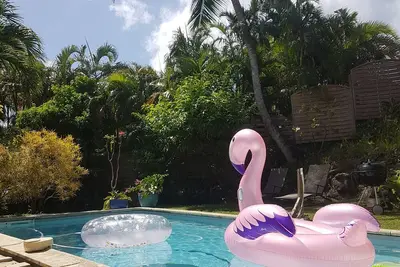 Image de Sainte-Luce - Villa Filao, 4 chambres, piscine privée, plage et bourg à pied.