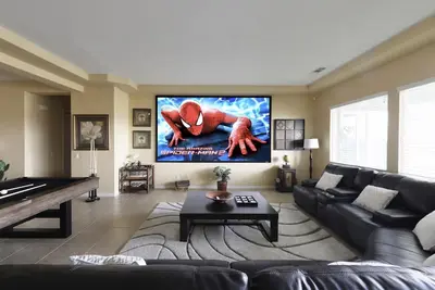 Image de Sun Bliss Villa: home cinema/Pool/Hot tub/games
